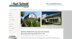 Desktop Screenshot of bau-schmid.de